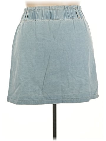 Pink Lily Denim Skirt (view 2)