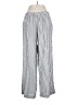 Caslon Stripes Silver Casual Pants Size L - photo 1