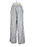 Caslon Stripes Silver Casual Pants Size L - photo 2