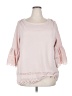 Lane Bryant Pink 3/4 Sleeve Blouse Size 18 - 20 Plus - photo 1