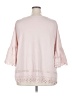 Lane Bryant Pink 3/4 Sleeve Blouse Size 18 - 20 Plus - photo 2
