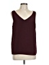 Versona 100% Polyester Burgundy Sleeveless Top Size L - photo 1