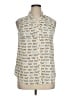 Talbots 100% Polyester Ivory Sleeveless Blouse Size 1X (petite) - photo 1