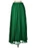 Ebossy 100% Polyester Solid Green Formal Skirt Size L - photo 2