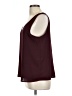 Versona 100% Polyester Burgundy Sleeveless Top Size L - photo 5