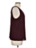 Versona 100% Polyester Burgundy Sleeveless Top Size L - photo 4
