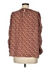Max Studio 100% Polyester Brown 3/4 Sleeve Blouse Size M - photo 2