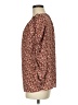 Max Studio 100% Polyester Brown 3/4 Sleeve Blouse Size M - photo 5