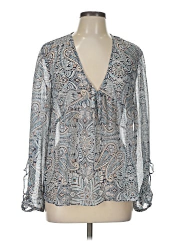 BCBGeneration Long Sleeve Blouse (view 1)