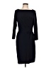 Chaps Solid Black Cocktail Dress Size L - photo 1