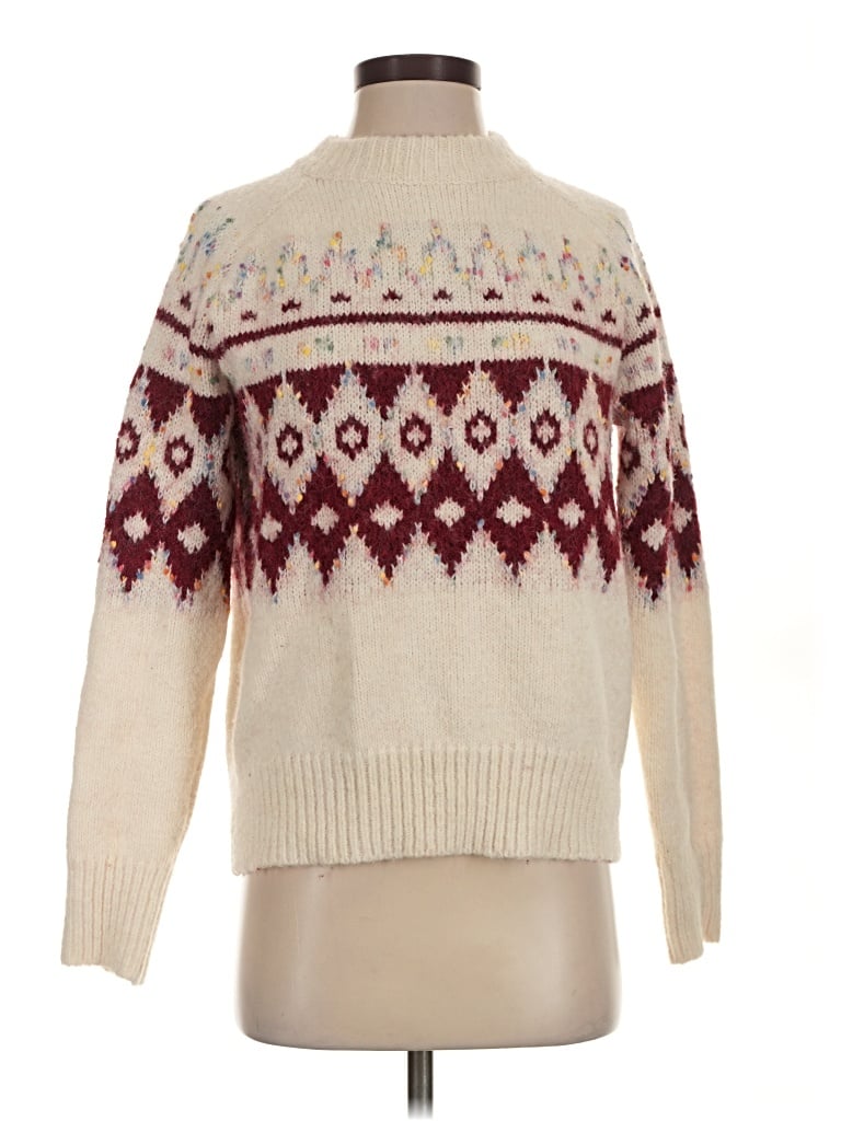 Pre-owned Staccato Pullover Sweater In Ivory