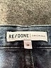 RE/DONE 100% Cotton Hearts Blue Jeans Size 24 waist - photo 7