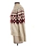 Staccato Argyle Ivory Pullover Sweater Size S - photo 5