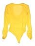 CQ by CQ Yellow Bodysuit Size L - photo 2