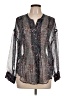 Joie Gray Long Sleeve Blouse Size L - photo 1
