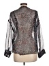 Joie Gray Long Sleeve Blouse Size L - photo 2