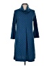 Tyler Boe Argyle Blue Casual Dress Size M - photo 1