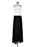 Betsy & Adam 100% Polyester Color Block Black Cocktail Dress Size 4 - photo 1