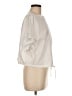 Theory 100% Cotton Ivory Short Sleeve Blouse Size M - photo 4