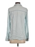 Express 100% Lyocell Blue Long Sleeve Button-Down Shirt Size XS - photo 2