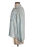 Express 100% Lyocell Blue Long Sleeve Button-Down Shirt Size XS - photo 5