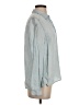 Express 100% Lyocell Blue Long Sleeve Button-Down Shirt Size XS - photo 4