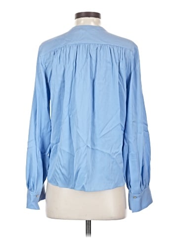 Vince. Long Sleeve Silk Top (view 2)