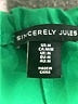 Sincerely Jules Solid Green Shorts Size M - photo 3