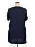 Amaryllis Blue Short Sleeve Top Size XXL - photo 2
