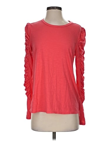 Scoop Long Sleeve Top (view 1)