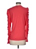 Scoop Red Long Sleeve Top Size S - photo 2