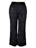 Ann Taylor Floral Black Casual Pants Size XXL - photo 1