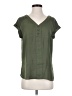 Fortune + Ivy 100% Polyester Green Short Sleeve Blouse Size S - photo 1