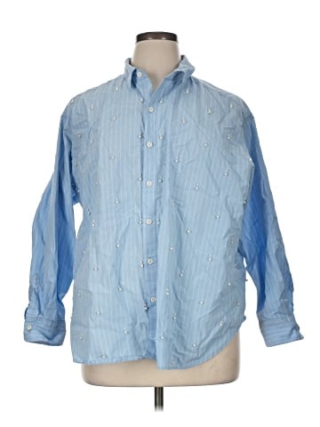 Future Collective Long Sleeve Button-Down Shirt (view 1)