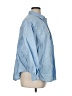 Future Collective 100% Cotton Blue Long Sleeve Button-Down Shirt Size XL - photo 4