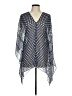 TWO by Vince Camuto 100% Polyester Blue Kimono Size M - photo 1