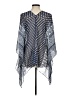 TWO by Vince Camuto 100% Polyester Blue Kimono Size M - photo 2