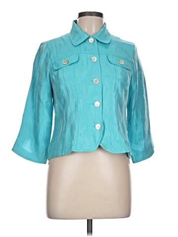 Ruby Rd. 3/4 Sleeve Button-Down Shirt (view 1)