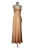 Mac Duggal 100% Polyester Tan Cocktail Dress Size 10 - photo 1