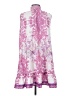 Unbranded 100% Polyester Paisley Pink Cocktail Dress Size S - photo 2