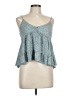 Be Cool 100% Rayon Teal Sleeveless Blouse Size L - photo 1