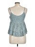 Be Cool 100% Rayon Teal Sleeveless Blouse Size L - photo 2