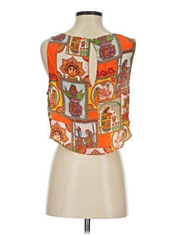 Calypso St. Barth Sleeveless Silk Top (view 2)