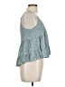 Be Cool 100% Rayon Teal Sleeveless Blouse Size L - photo 4