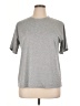 Assorted Brands 100% Polyester Solid Gray Short Sleeve T-Shirt Size XL - photo 1