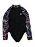 Maui and Sons Graphic Black Rash Guard Size S (estimated) - photo 1