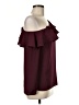maette 100% Polyester Burgundy Long Sleeve Blouse Size M - photo 4