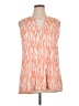 Lynn Ritchie Silver Orange Sleeveless Blouse Size XL - photo 1