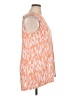 Lynn Ritchie Silver Orange Sleeveless Blouse Size XL - photo 4
