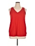 Torrid Red Sleeveless T-Shirt Size 1X Plus (1) - photo 1